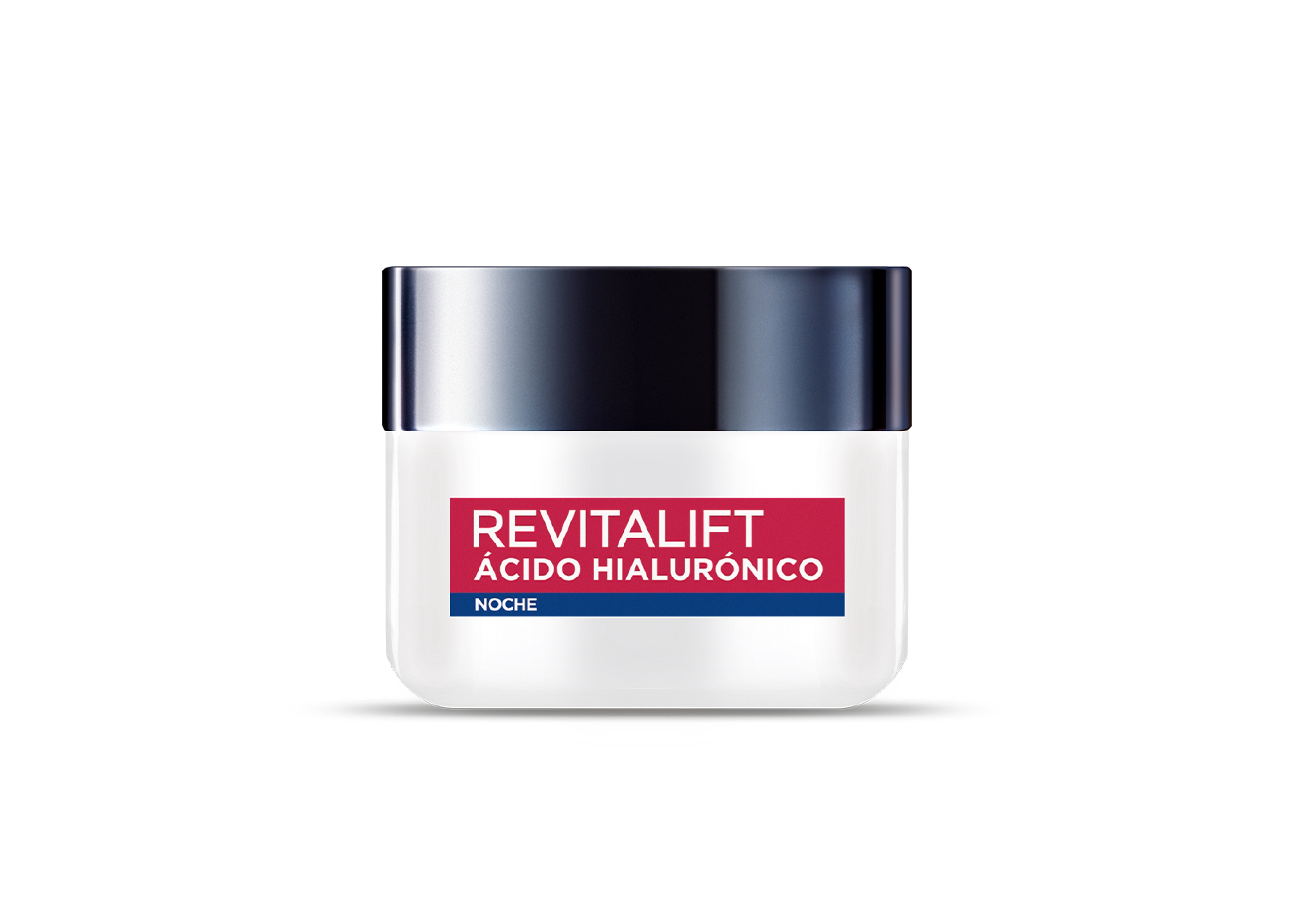 Crema hidratante anti-lÃneas de expresion Revitalift Ãcido Hialurónico Noche de L'Oréal Paris, 50 ml